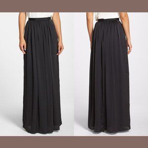 NWT! Needle & Thread‎ 'Pandora' Satin Ball Skirt Black [SZ 6 ] #e75